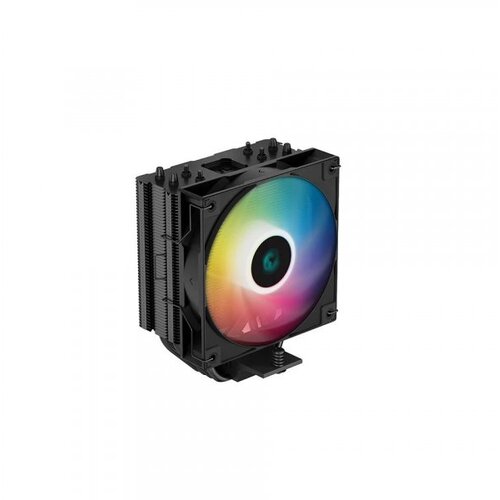 DeepCool CPU Cooler - AG400 BK ARGB (31,6 dB; max, 128,93 m3/h; 4pin prikljkučak, 4 kom heatpipe, 12cm, PWM) Slike