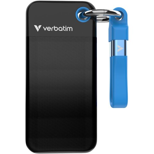 Verbatim Pocket SSD 256 GB USB Tip-C 3.2 Gen 2 (3.1 Gen 2) Črna, Modra Cene