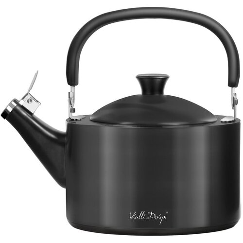 Vialli Design Črni grelec vode Vialli Design Diamante, 1,5 l Cene