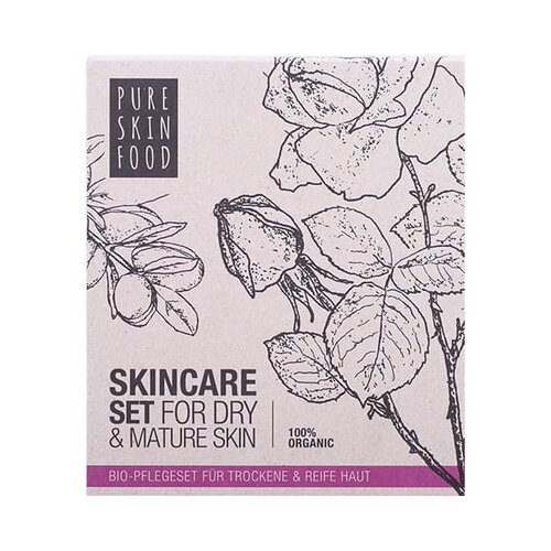 Pure Skin Food organic skincare set - dry & mature skin Cene