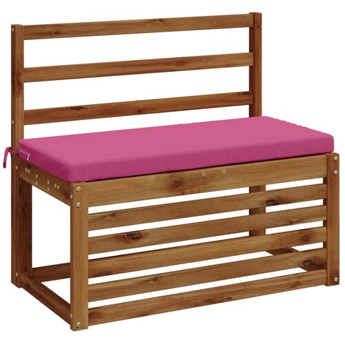  Jastučići za klupe - 2 dijela SOEST 2 kom. 100% poliester - Ružičasta 60 x 40 x 5 cm Poliester Slike