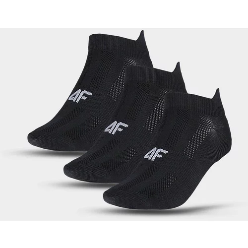 4f Women's Sports Socks Under the Ankle (3Pack) - Black