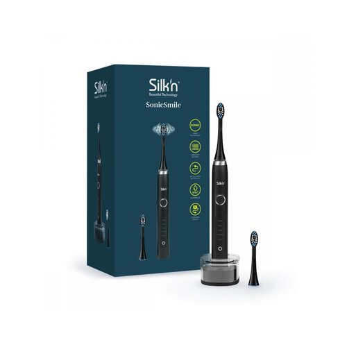 Silkn Sonic Smile sonična električna četkica za zube Black Slike