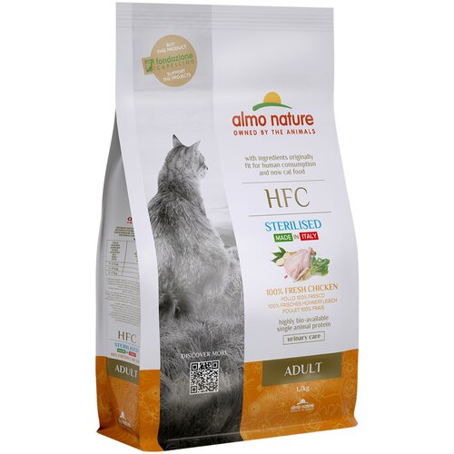 Almo Nature HFC Adult Sterilized s piščancem - Varčno pakiranje: 2 x 1,2 kg Cene