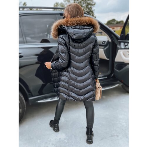DStreet Women's winter coat / jacket PREMIUM black TY3024 Slike