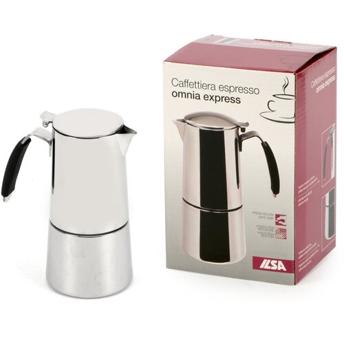 Ilsa omnia kafetiera / za 2 skodelici / inox / indukcija, (20454402) Slike
