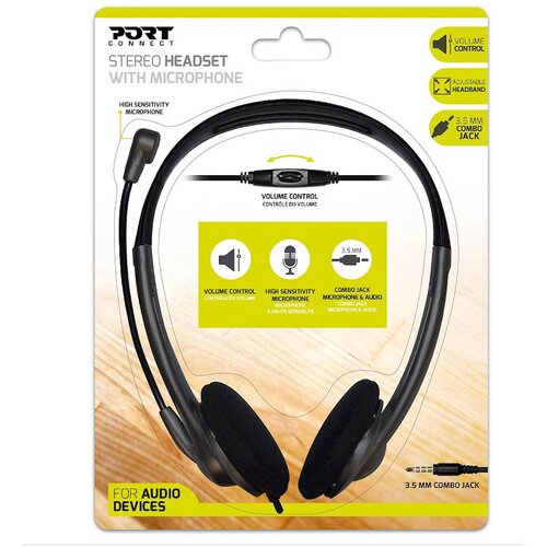 Port Slušalice s mikrofonom Stereo Cijene