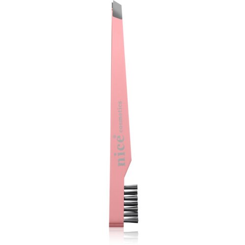 Diva & Nice Cosmetics Accessories kosa pinceta sa četkicom Pink 1 kom Cene