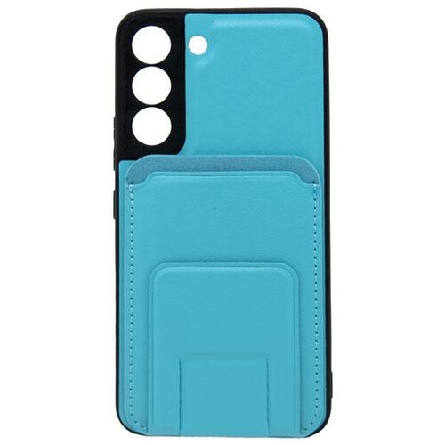  Maska za telefon LEATHER MAGSAFE WALLET za Samsung S22, Svetloplava Cene