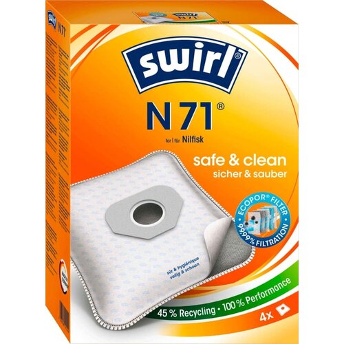 SWIRL EcoPor&reg; vrečke za sesalnike N 71 - 4 kos. Cene