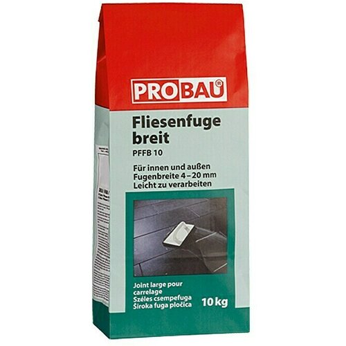 PROBAU Masa za fugiranje za pločice široka (Srebrnosive boje, 10 kg) Cijene