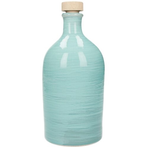 Brandani Turkizna keramična steklenička za olje Maiolica, 500 ml Slike
