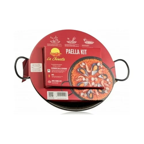 La Chinata Kit paella + ponev - 1 komplet (za keramični in indukcijski štedilnik)