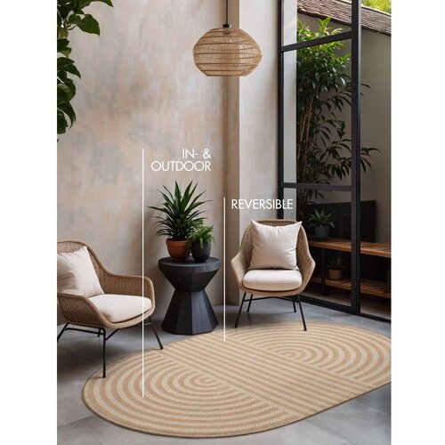 Ted Baker Kremno bela/v naravni barvi notranja in zunanja preproga 160x230 cm Haringey Woodfield &amp;ndash; Slike