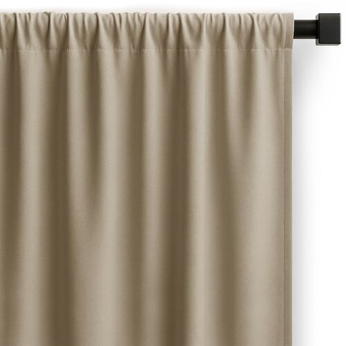 Restilo curtain CARLI color beige plain style classic tape type of material - textiles oxford 200x270 Cijene