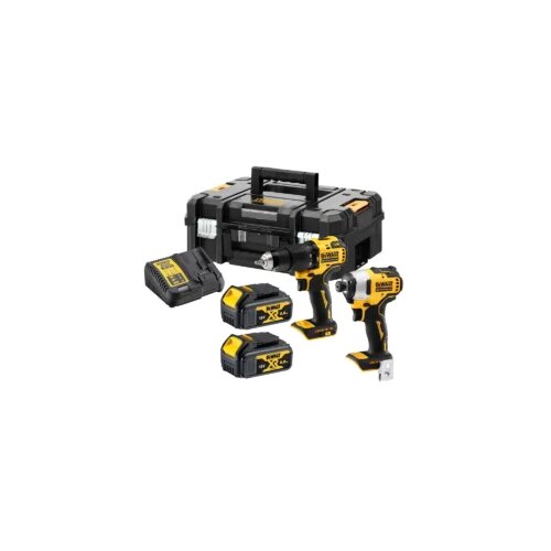Dewalt DCK2062M2T Aku set Udarni odvrtač DCD709 + Odvijač DCF809, 2x4.0Ah Slike