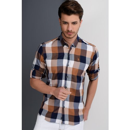 Dewberry Men's Clothing G662 LACİVERT- KAHVE Cene