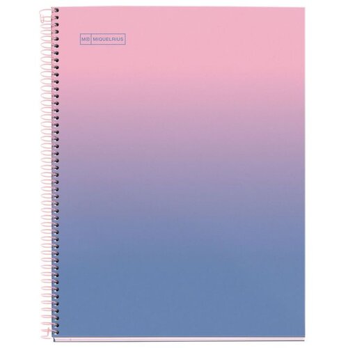  Kolegij blok Miquelrius A4 90g 80L spiralni kocke Gradient Pink &amp;amp; Blue MR4445 Slike