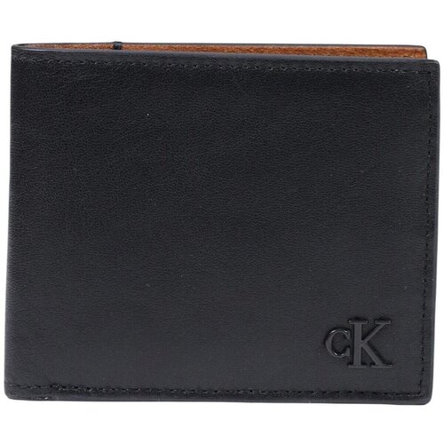 Calvin Klein Jeans Denarnice BOLD CK SUEDE BILLFOLD LV04D1364G Črna Cene