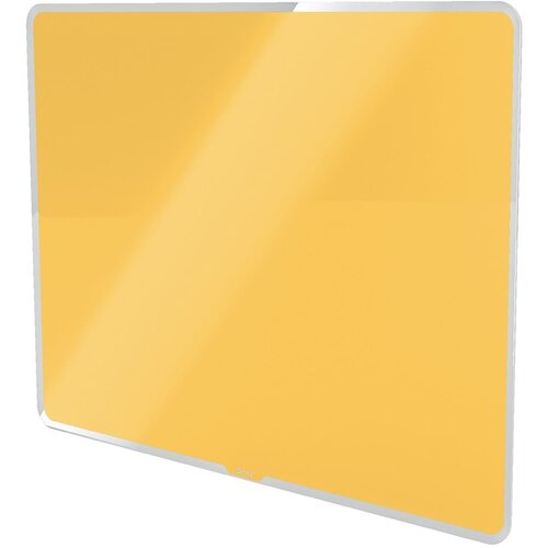 Leitz Rumena steklena magnetna tabla Cosy, 80 x 60 cm Slike