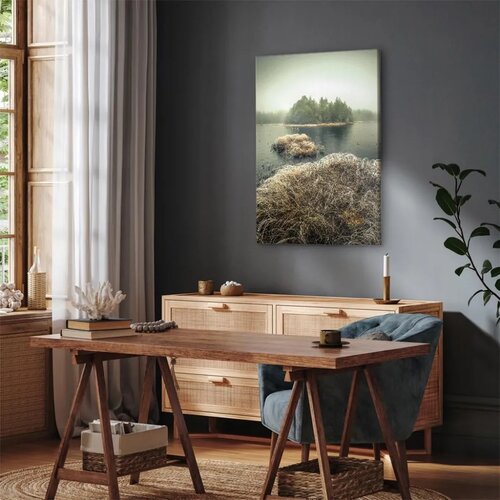  Slika - Autumn in the Wetlands (1 Part) Vertical 60x90 Akustična Slike