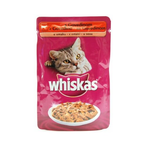 Whiskas govedina hrana za mačke 100g Slike