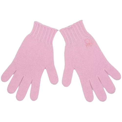 Benetton rokavice 5 prstov 1244CG00F D roza KL
