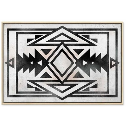  Slika - Ethnic Pattern (1 Part) Wide 120x80 U prirodnom drvenom okviru Slike