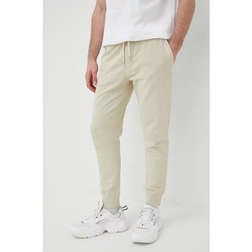 Pepe Jeans Pamučne hlače David Jogg za muškarce, boja: zelena, glatke