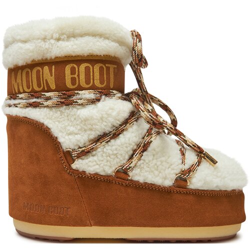 Moon Boot Čizme za snijeg od bru&scaron;ene kože MB ICON LOW SHEARLING boja: smeđa, 80D1409580 MA03 Cijene
