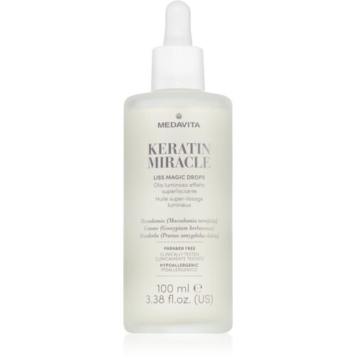 Medavita Keratin Miracle Liss Magic Drops Tretman za zaglađivanje za sjajnu i mekanu kosu 100 ml Cene