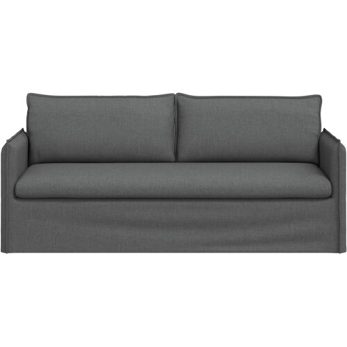 SOFA Tamno siva 196 x 82 x 85 cm tkanina Slike