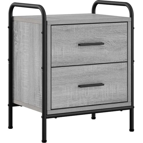 Noćni ormar 2 kom. Siva Sonoma 40 x 30 x 50 cm - Siva Sonoma 2 Slike