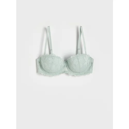 Reserved - LADIES` BRASSIERE - bljedozeleno