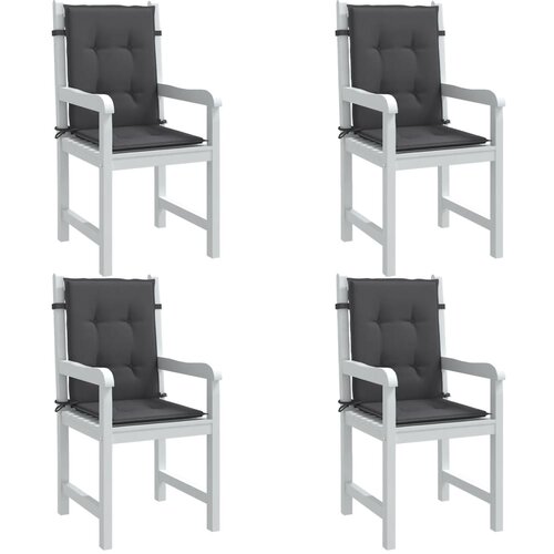 vidaXL Jastuci za stolice 4 kom antracit 100 x 50 x 7 cm od tkanine Cijene