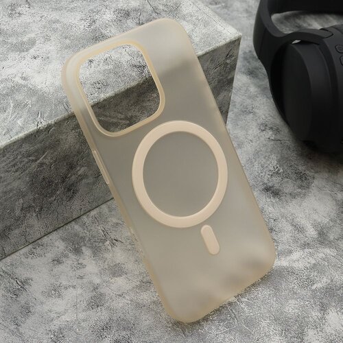 Maska CLOUD MagSafe za iPhone 16 Pro/ zlatna Slike
