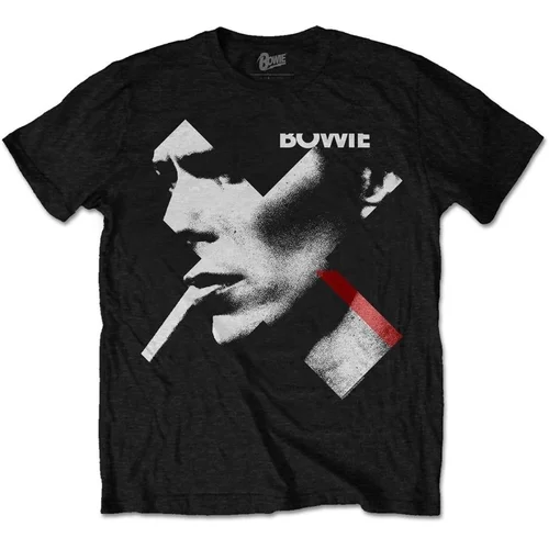 David Bowie Košulja Smoke M Crna