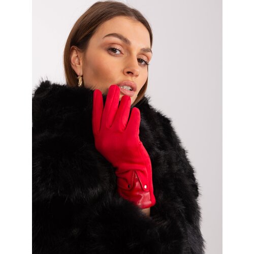 Wool Fashion Italia Gloves-AT-RK-239507.26P-Red Slike