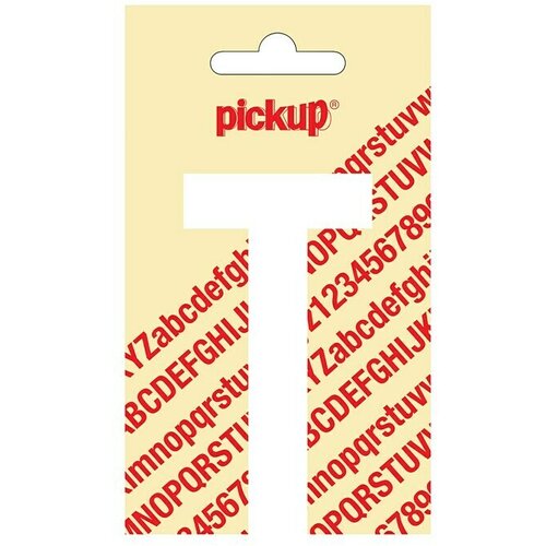Pickup Naljepnica (Motiv: T, Bijele boje, Visina: 90 mm) Slike