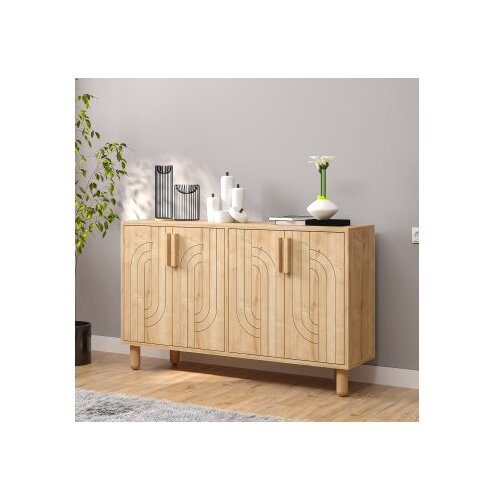 Hanah home Konzola Rodney, 120x73,6x29,6 cm, Hrast Cijene