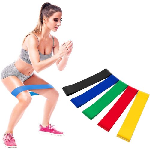  Fitnes trake za vežbanje, 5 komada Slike