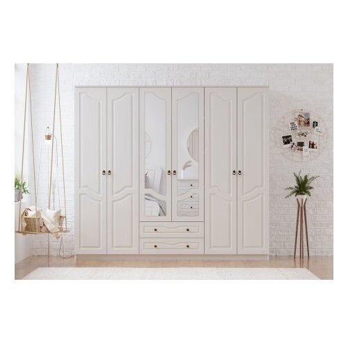 Hanah home mat bele boje ormar rb 107 (167RAB1190) Cene