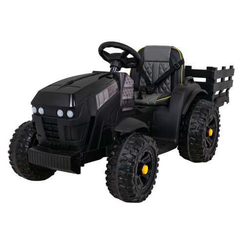  Traktor na akumulator s prikolicom Titanium - crni Cijene