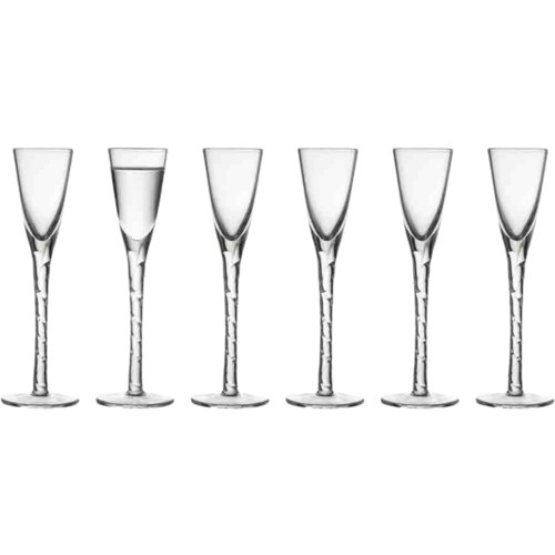  Prozorni stekleni kozarci za liker Paris 2,5 cl, 6 kosov - 1 Set Cene