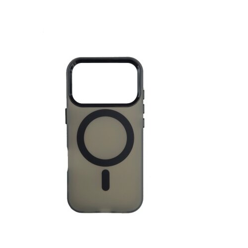  Silikonska futrola Magsafe FLURO COLOR Iphone 17 Pro CRNA Slike