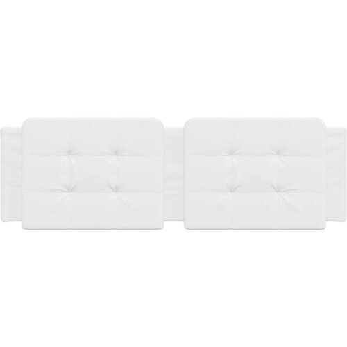 vidaXL Vzglavna stranica bela 152 cm umetno usnje, (21166006) Cene