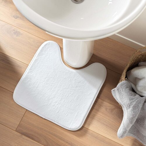 Douceur d int&amp;eacute;rieur Bela kopalni&amp;scaron;ka preproga za WC 45x45 cm Vitamine &amp;ndash; Slike