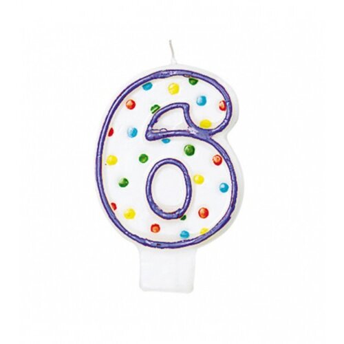 Amscan Svijeća rođendanska br.6 INT176006 Cijene