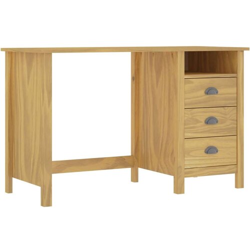 Radni stol Hill s 3 ladice 120 x 50 x 74 cm od masivne borovine Cijene