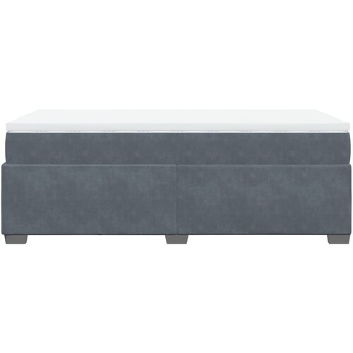 Box spring krevet s madracem tamnosivi 100x200 cm bar&amp;scaron;unasti Slike